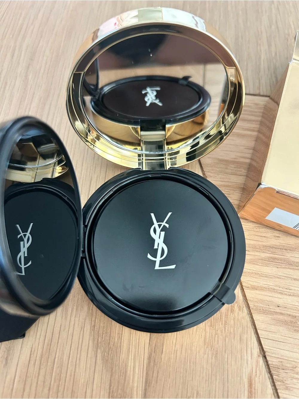 New YSL Skin Affair Soft Glow Cushion Foundation MW8.5